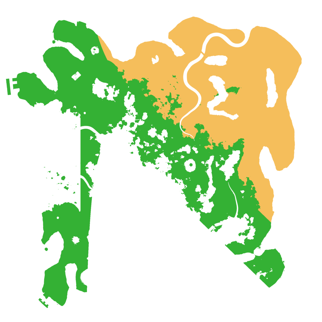 Biome Rust Map: Procedural Map, Size: 4000, Seed: 2469955