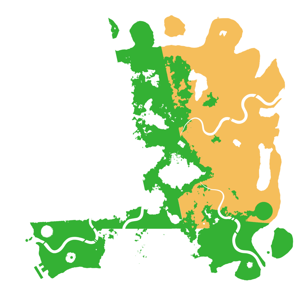 Biome Rust Map: Procedural Map, Size: 4500, Seed: 1781444867