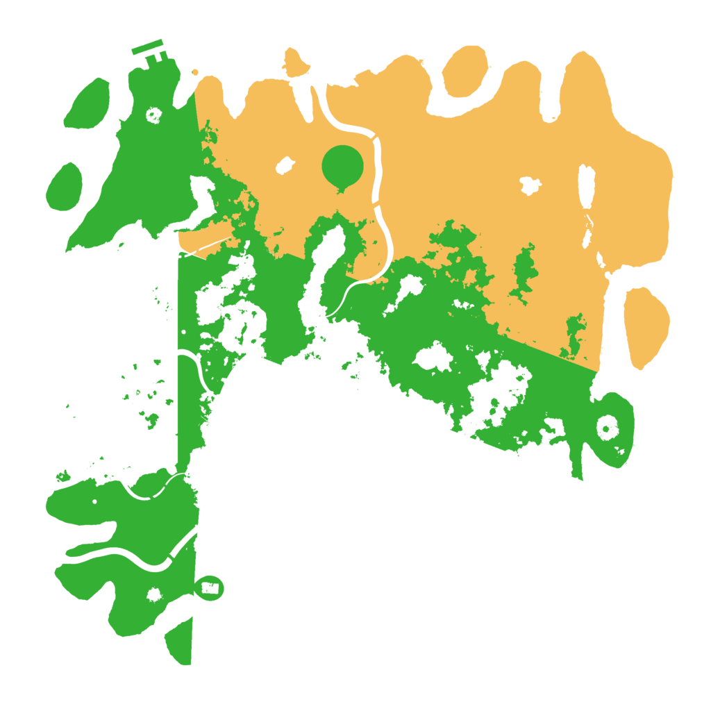 Biome Rust Map: Procedural Map, Size: 4500, Seed: 582823