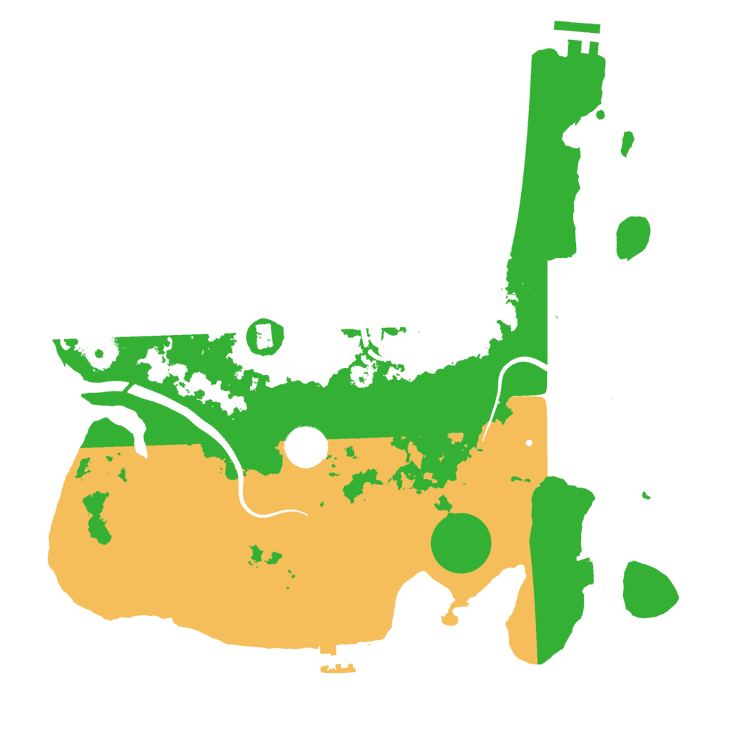 Biome Rust Map: Procedural Map, Size: 3200, Seed: 703173861