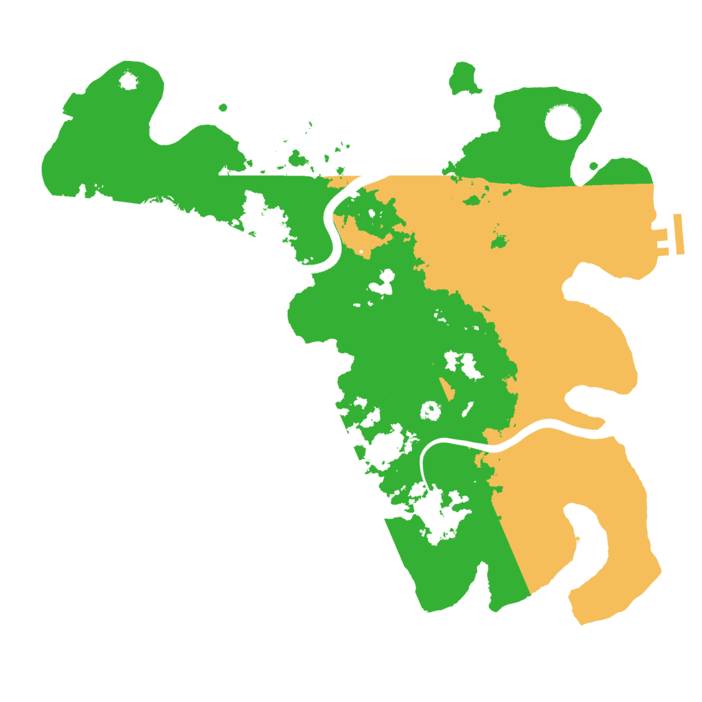 Biome Rust Map: Procedural Map, Size: 3500, Seed: 1546192672
