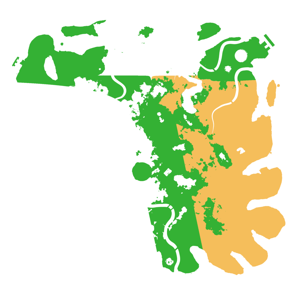 Biome Rust Map: Procedural Map, Size: 4250, Seed: 6516434