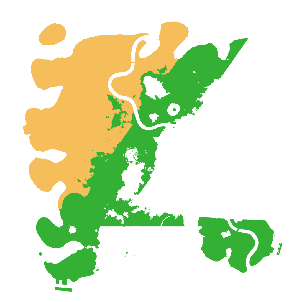 Biome Rust Map: Procedural Map, Size: 3650, Seed: 710548594