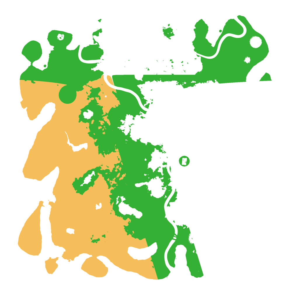 Biome Rust Map: Procedural Map, Size: 4500, Seed: 6239