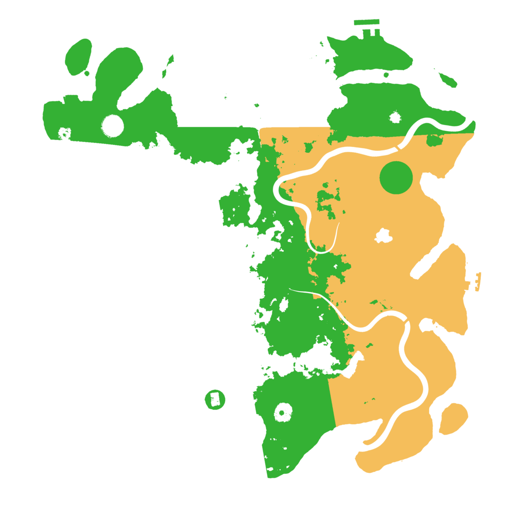 Biome Rust Map: Procedural Map, Size: 4050, Seed: 404069051