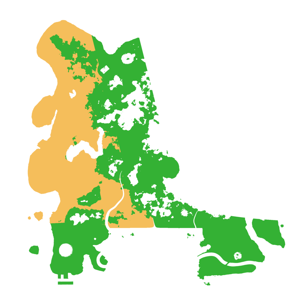 Biome Rust Map: Procedural Map, Size: 4000, Seed: 605391106