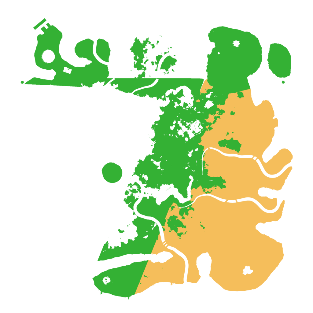 Biome Rust Map: Procedural Map, Size: 4250, Seed: 1641466934