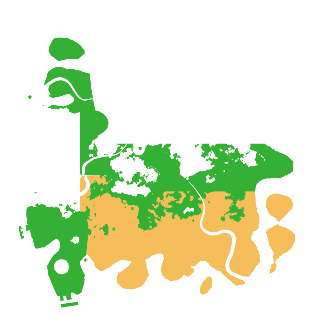 Biome Rust Map: Procedural Map, Size: 3750, Seed: 17459558