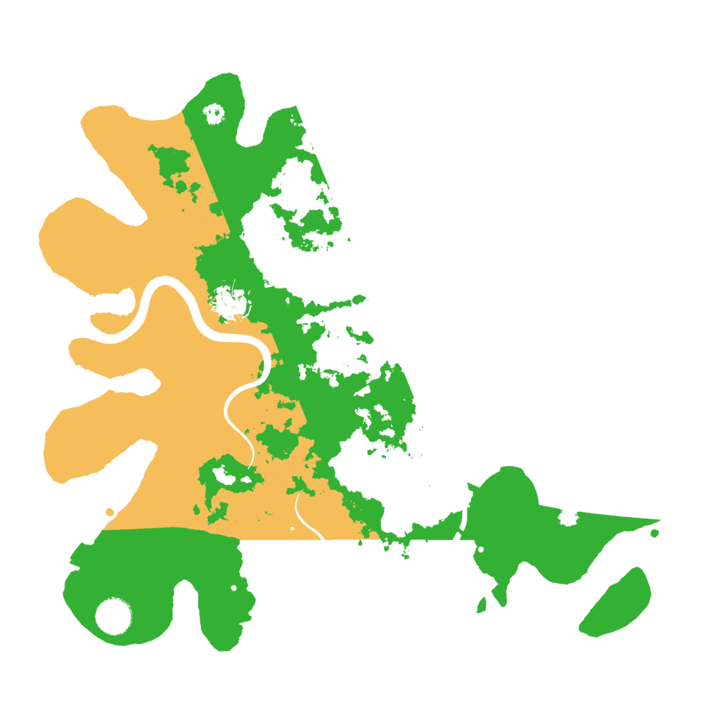 Biome Rust Map: Procedural Map, Size: 3500, Seed: 1585080016