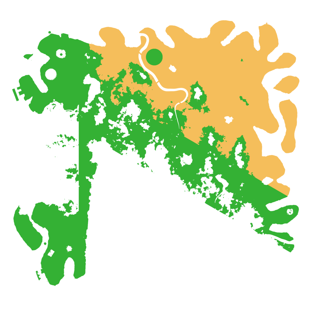 Biome Rust Map: Procedural Map, Size: 5000, Seed: 678100834