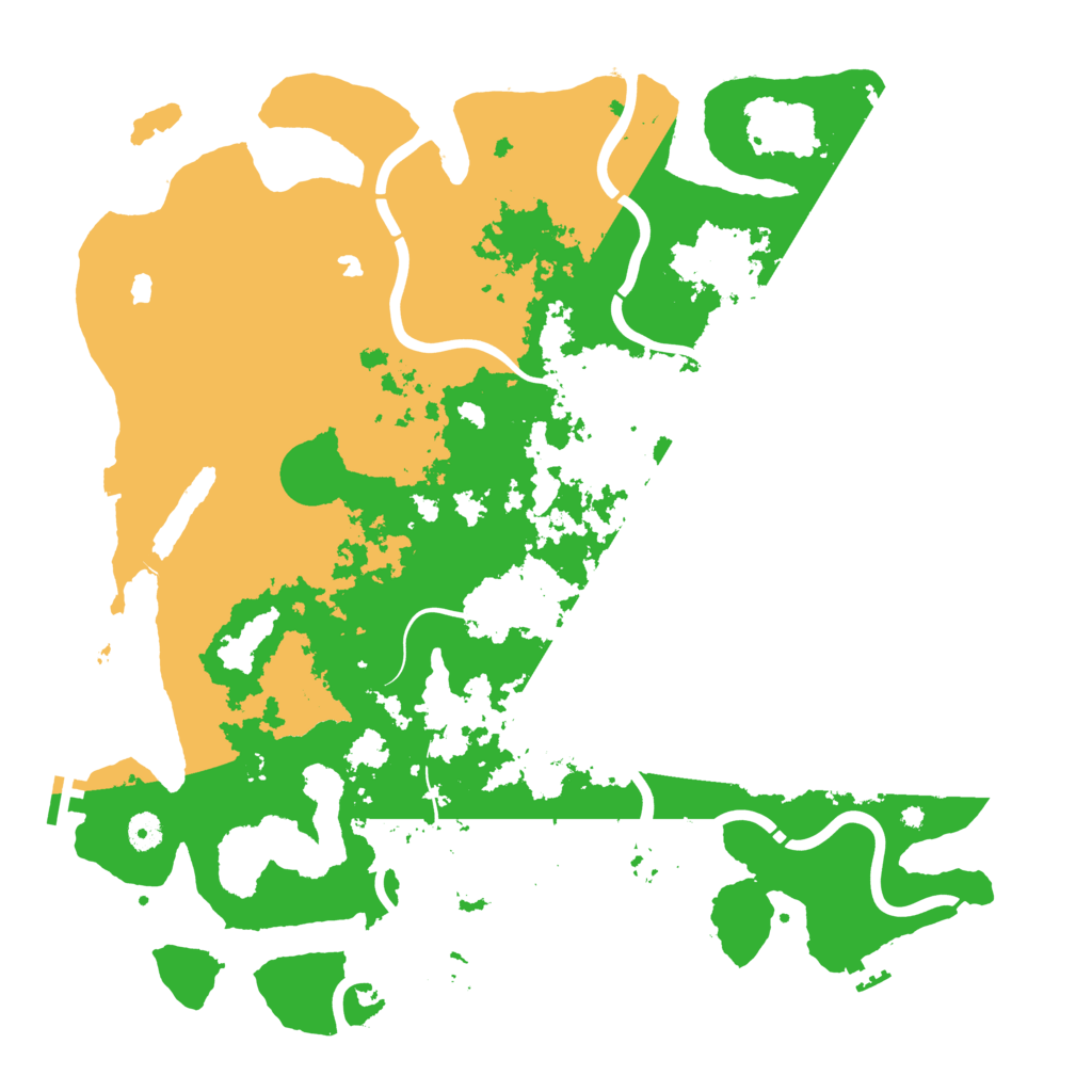 Biome Rust Map: Procedural Map, Size: 4500, Seed: 1780133509
