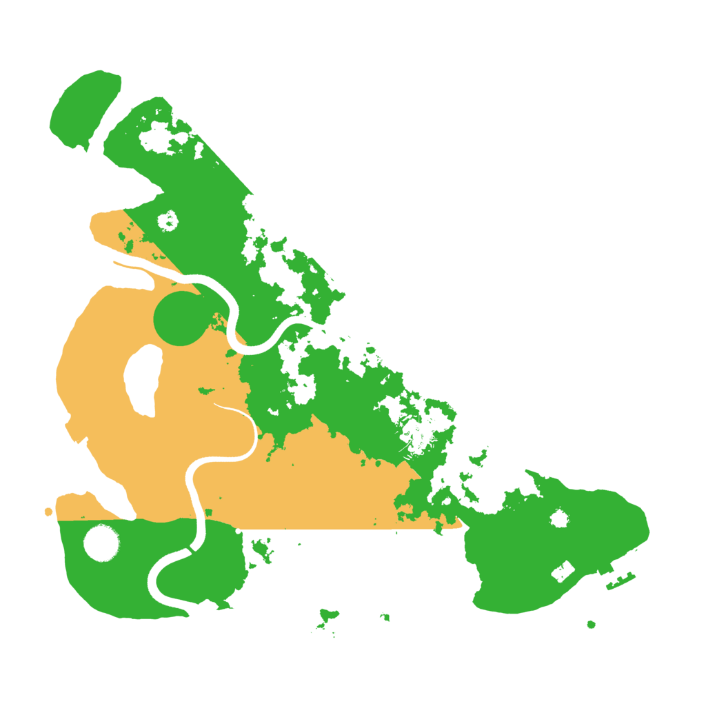 Biome Rust Map: Procedural Map, Size: 3500, Seed: 1945900832