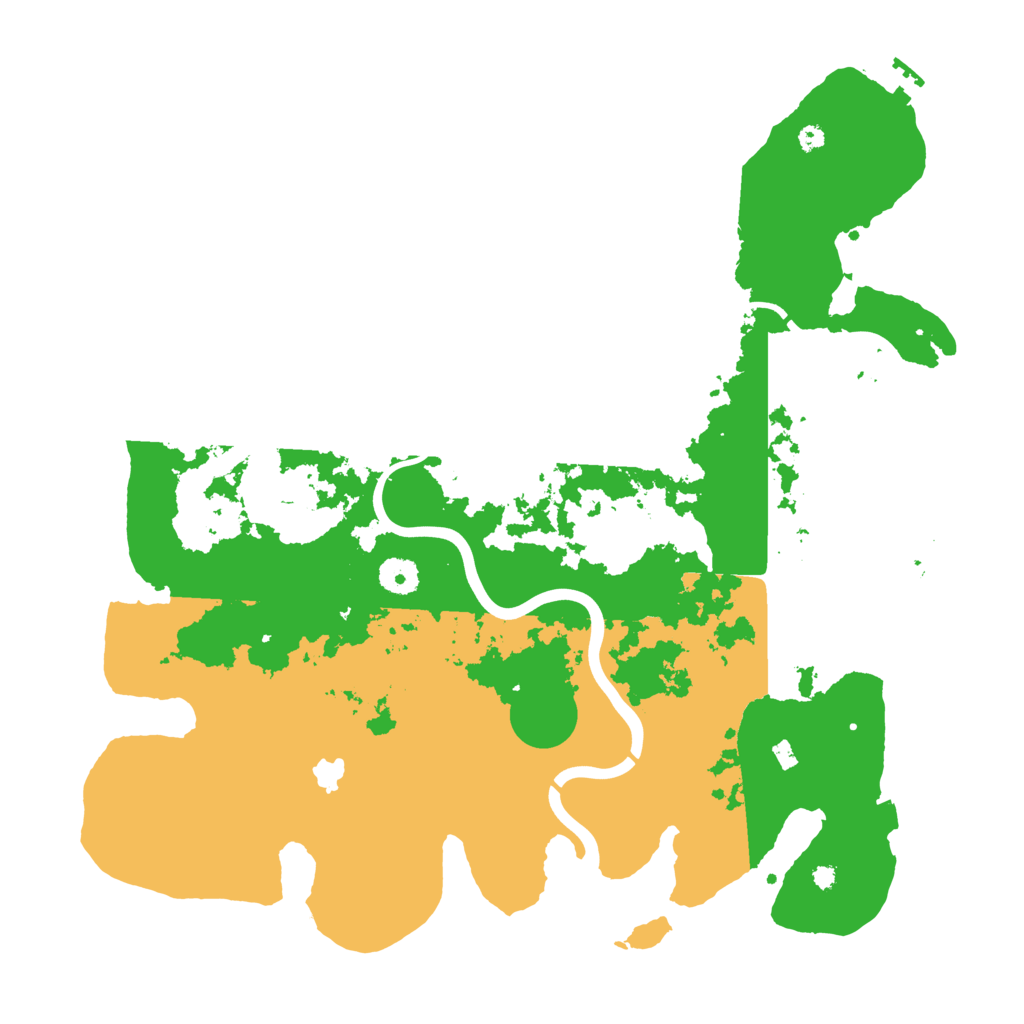 Biome Rust Map: Procedural Map, Size: 4000, Seed: 650661