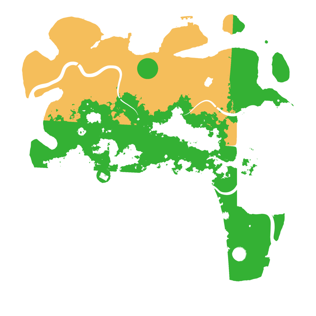 Biome Rust Map: Procedural Map, Size: 4000, Seed: 873421