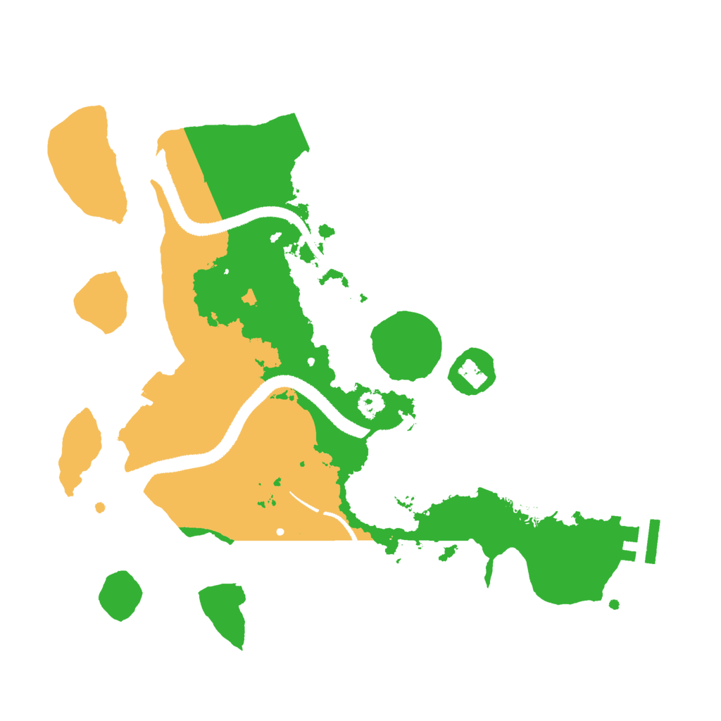 Biome Rust Map: Procedural Map, Size: 2800, Seed: 823760767
