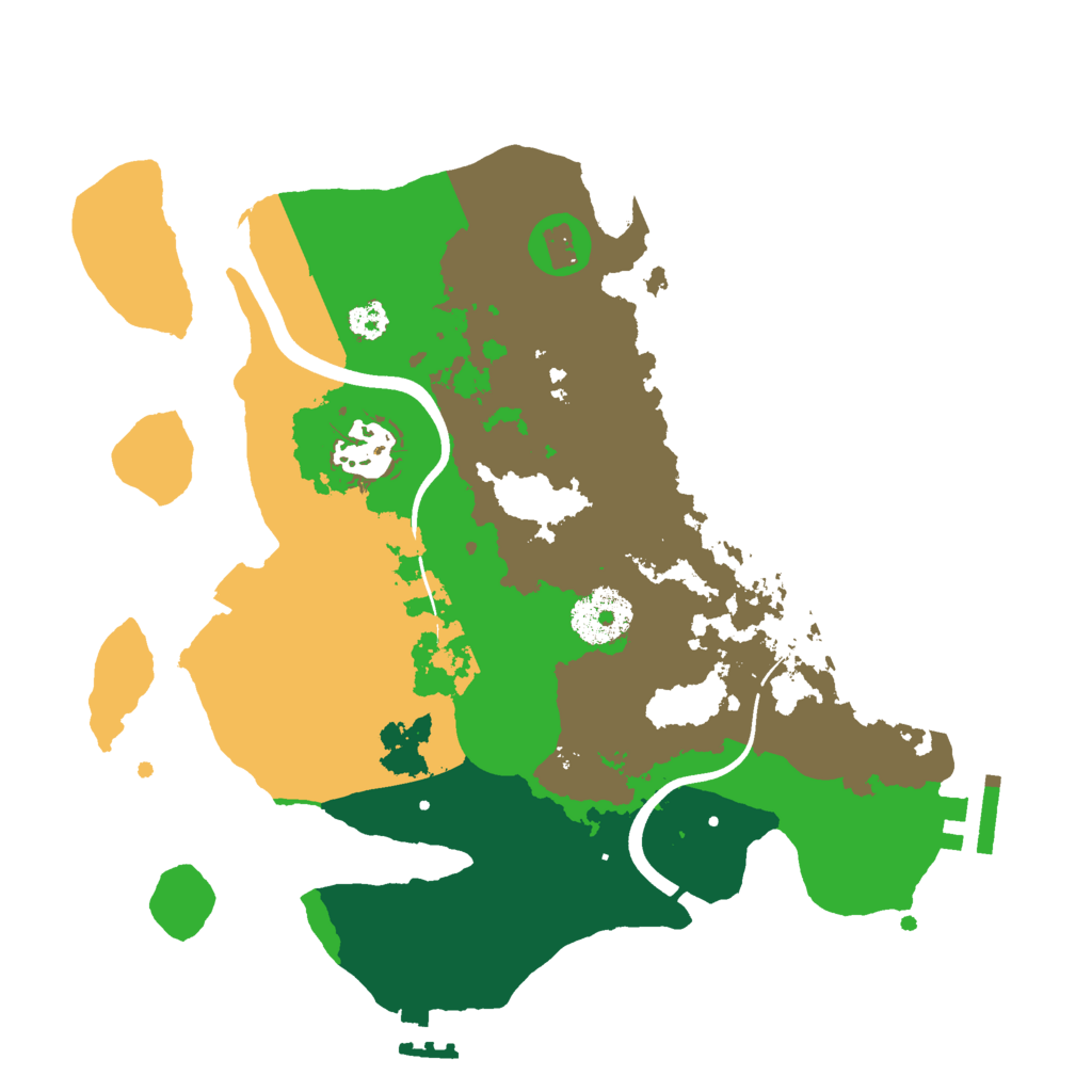 Biome Rust Map: Procedural Map, Size: 2800, Seed: 823760767