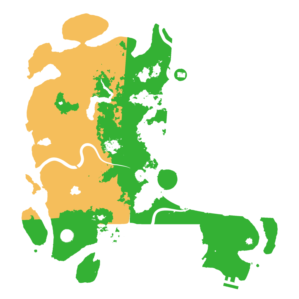 Biome Rust Map: Procedural Map, Size: 4000, Seed: 1493155881