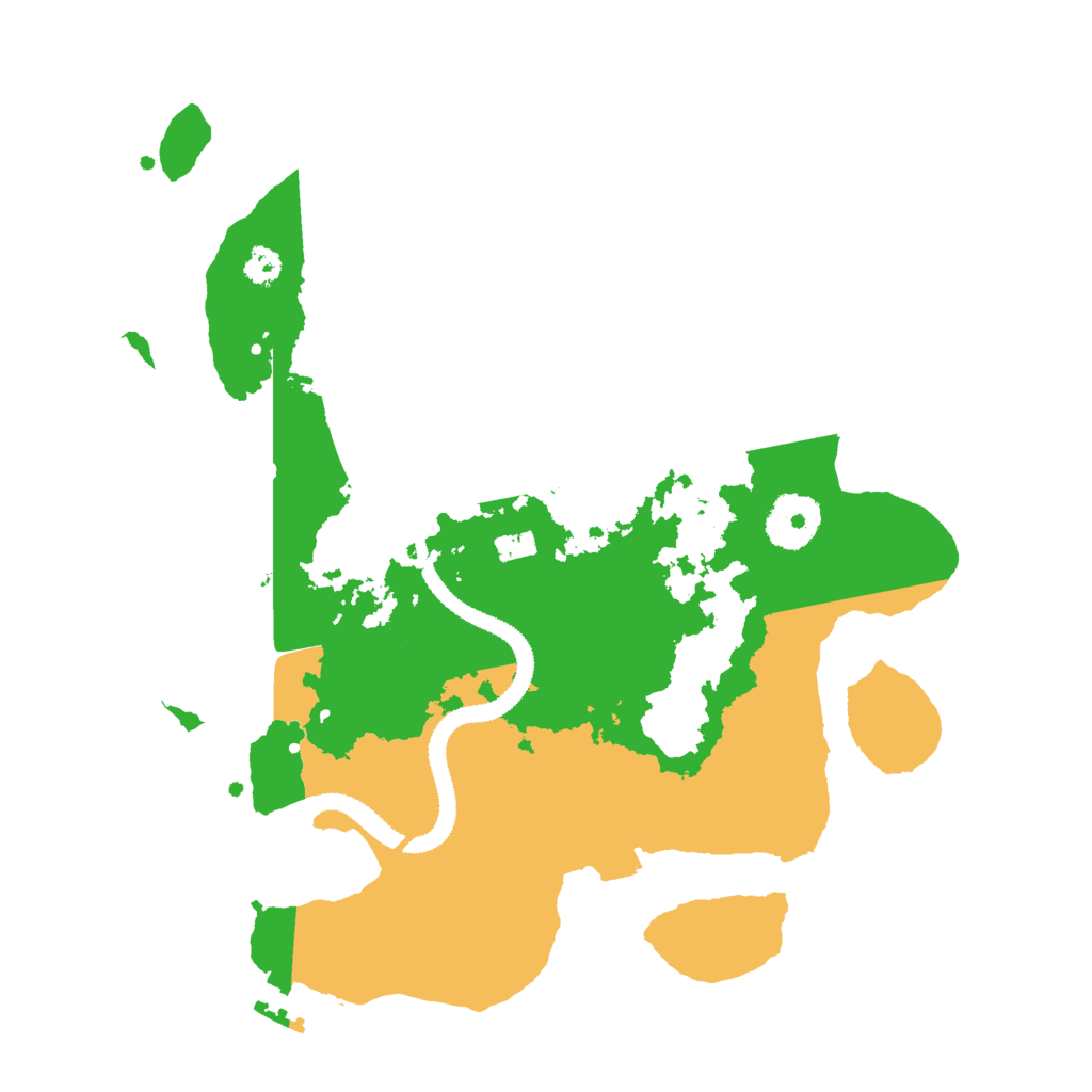 Biome Rust Map: Procedural Map, Size: 3000, Seed: 796521