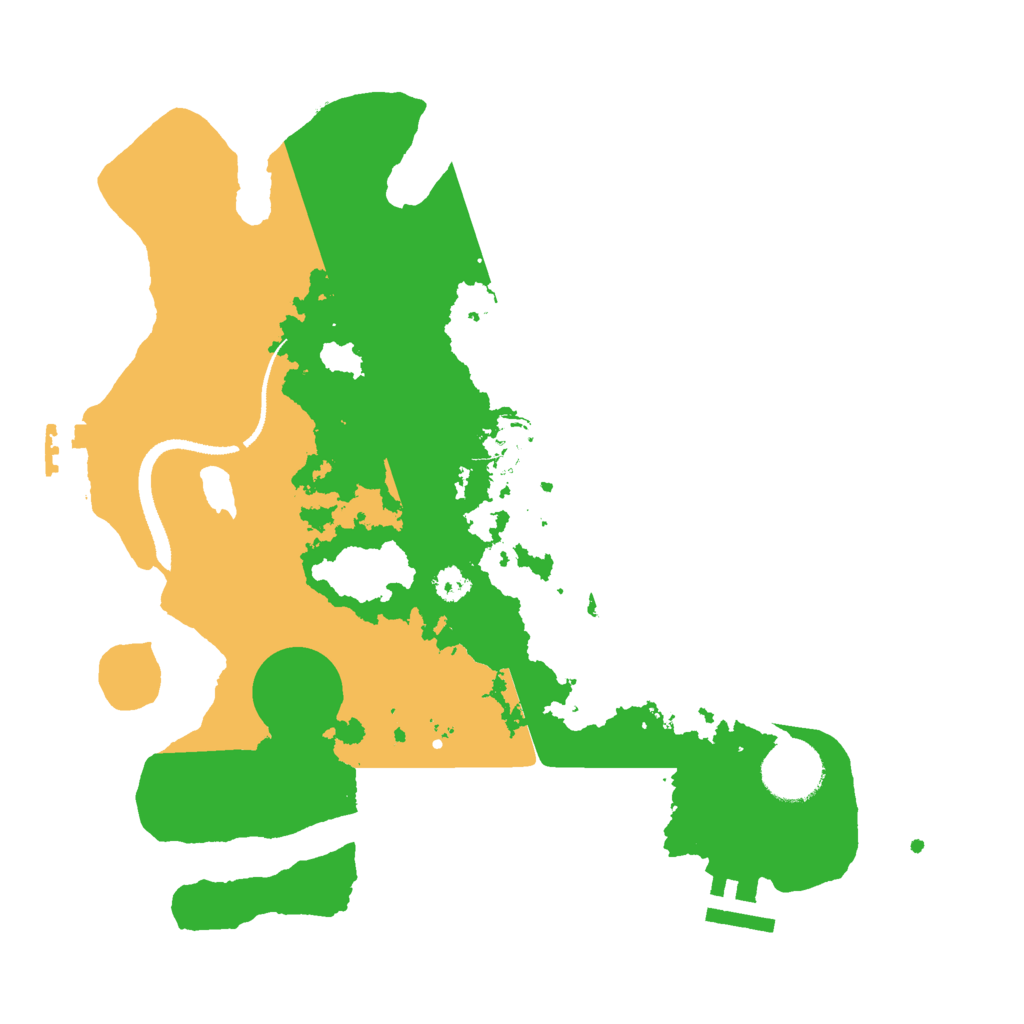Biome Rust Map: Procedural Map, Size: 3000, Seed: 22050