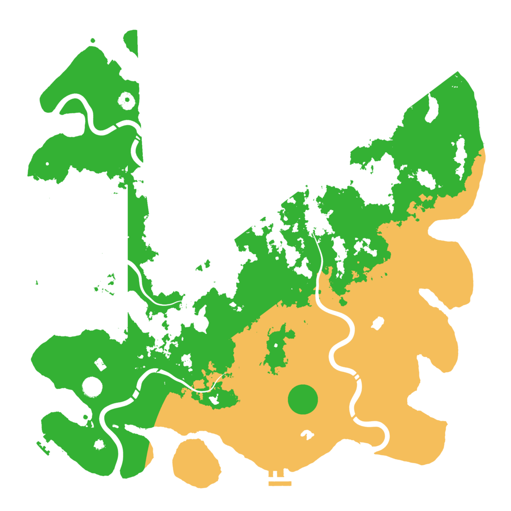 Biome Rust Map: Procedural Map, Size: 4500, Seed: 685042857