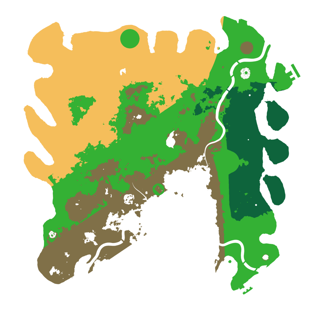 Biome Rust Map: Procedural Map, Size: 4250, Seed: 75181365