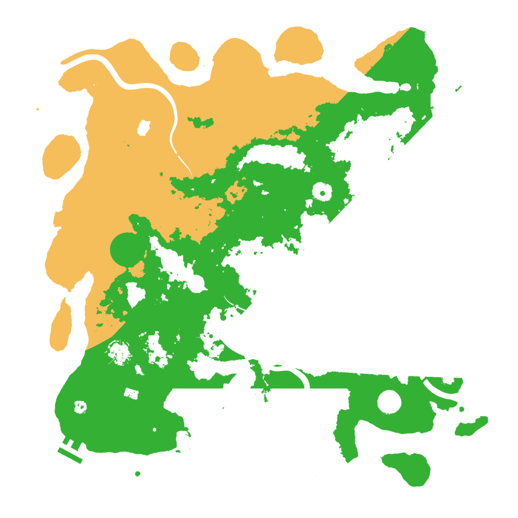 Biome Rust Map: Procedural Map, Size: 4000, Seed: 1256024863