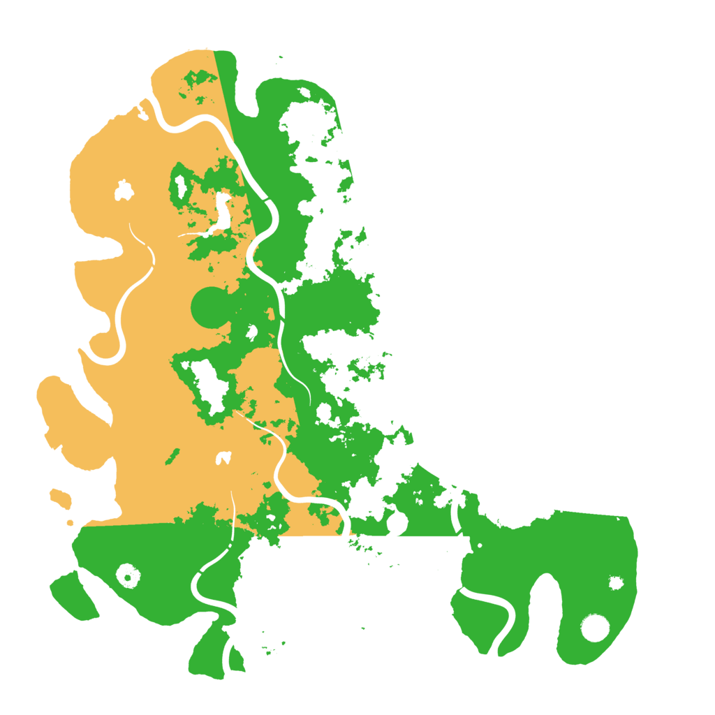 Biome Rust Map: Procedural Map, Size: 4500, Seed: 109243