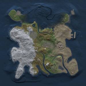 Thumbnail Rust Map: Procedural Map, Size: 2800, Seed: 1149255985, 9 Monuments