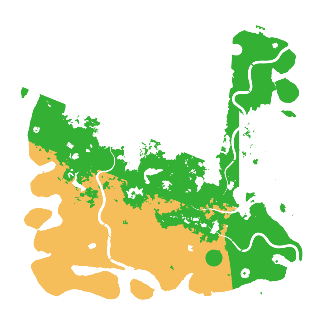 Biome Rust Map: Procedural Map, Size: 5000, Seed: 499861028