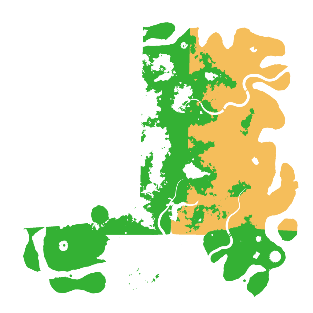 Biome Rust Map: Procedural Map, Size: 4800, Seed: 4757486