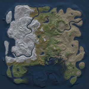 Thumbnail Rust Map: Procedural Map, Size: 4800, Seed: 4757486, 16 Monuments