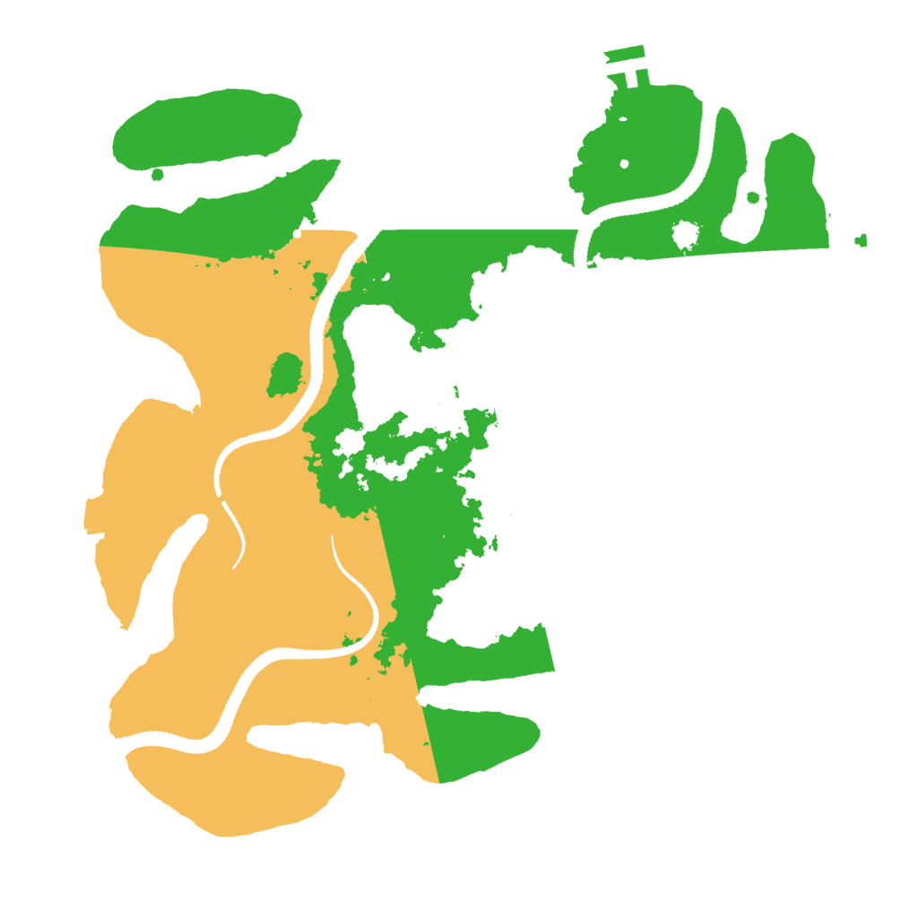 Biome Rust Map: Procedural Map, Size: 3000, Seed: 1354317745