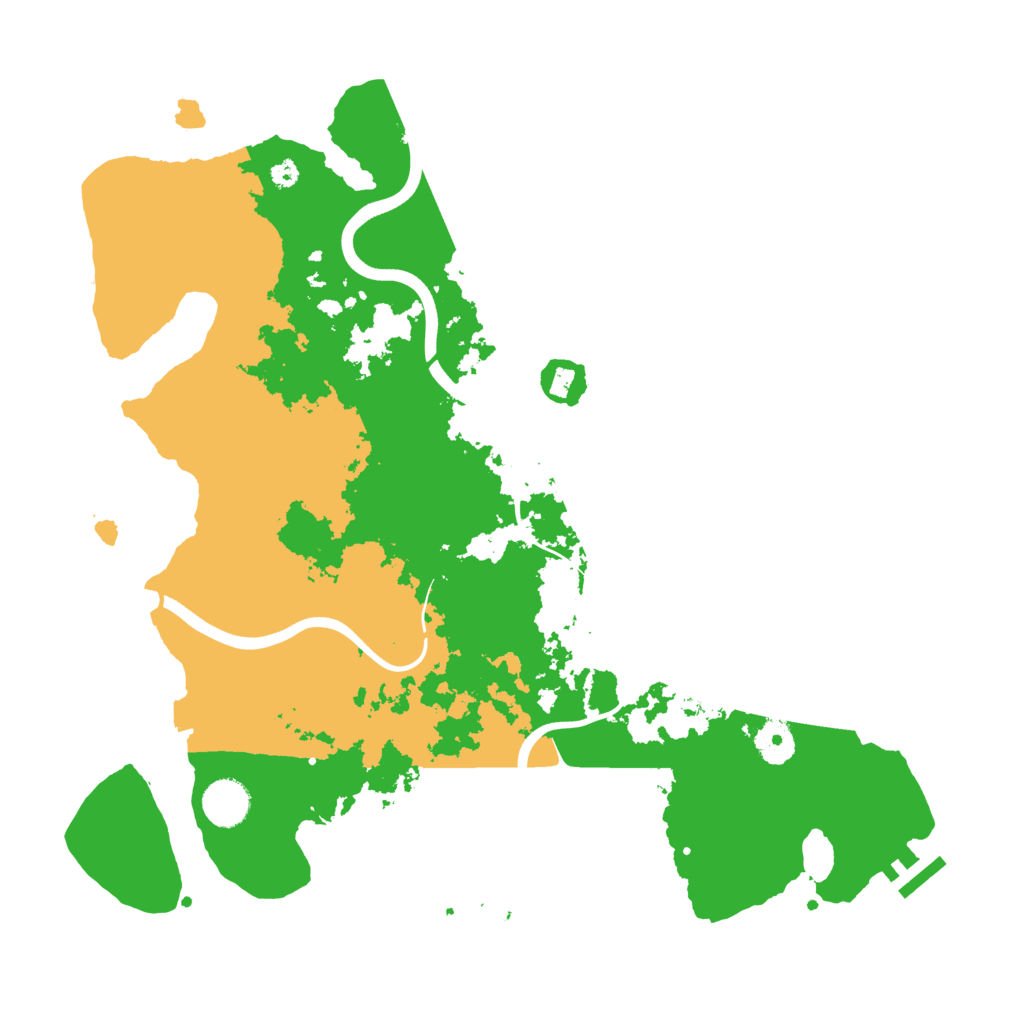Biome Rust Map: Procedural Map, Size: 3800, Seed: 1018694527