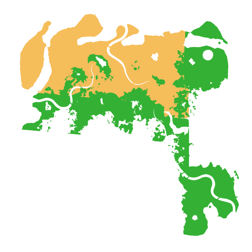 Biome Rust Map: Procedural Map, Size: 4250, Seed: 359845651
