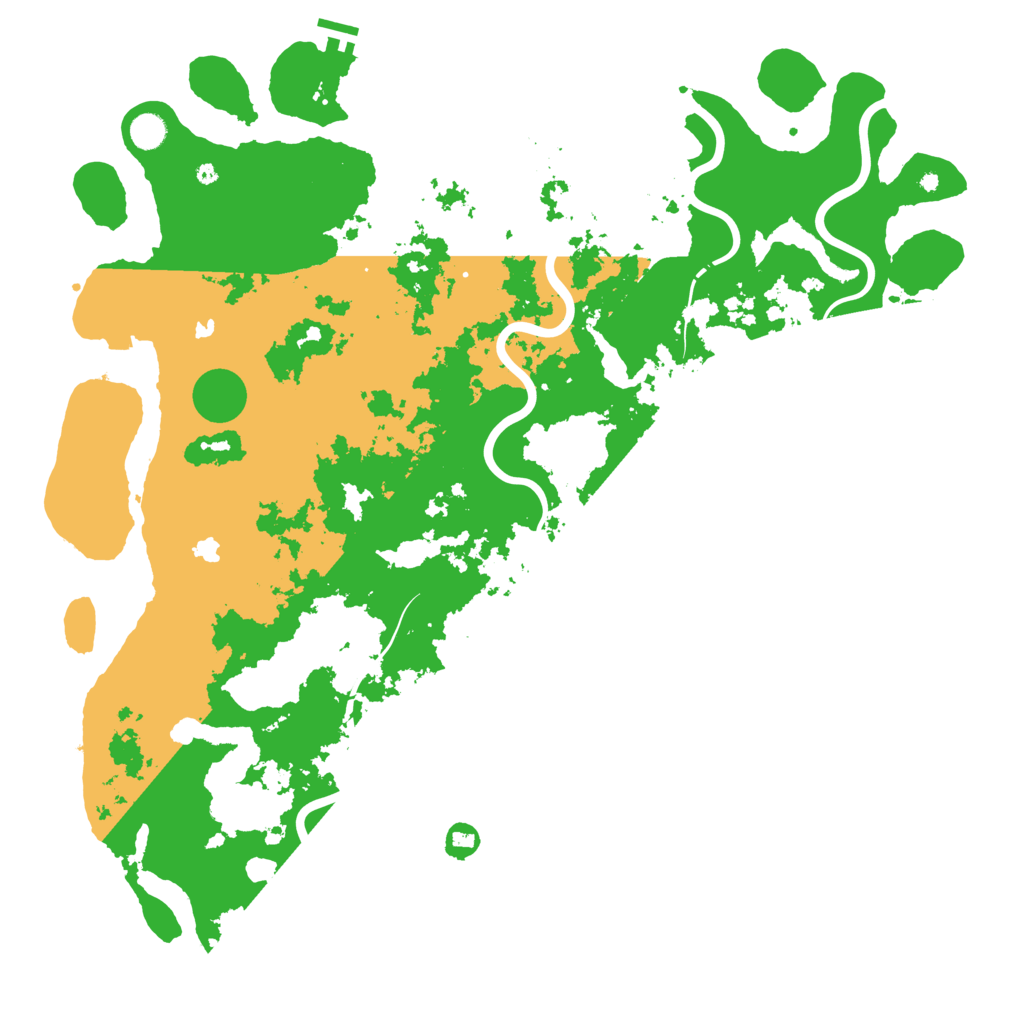 Biome Rust Map: Procedural Map, Size: 5000, Seed: 98452056