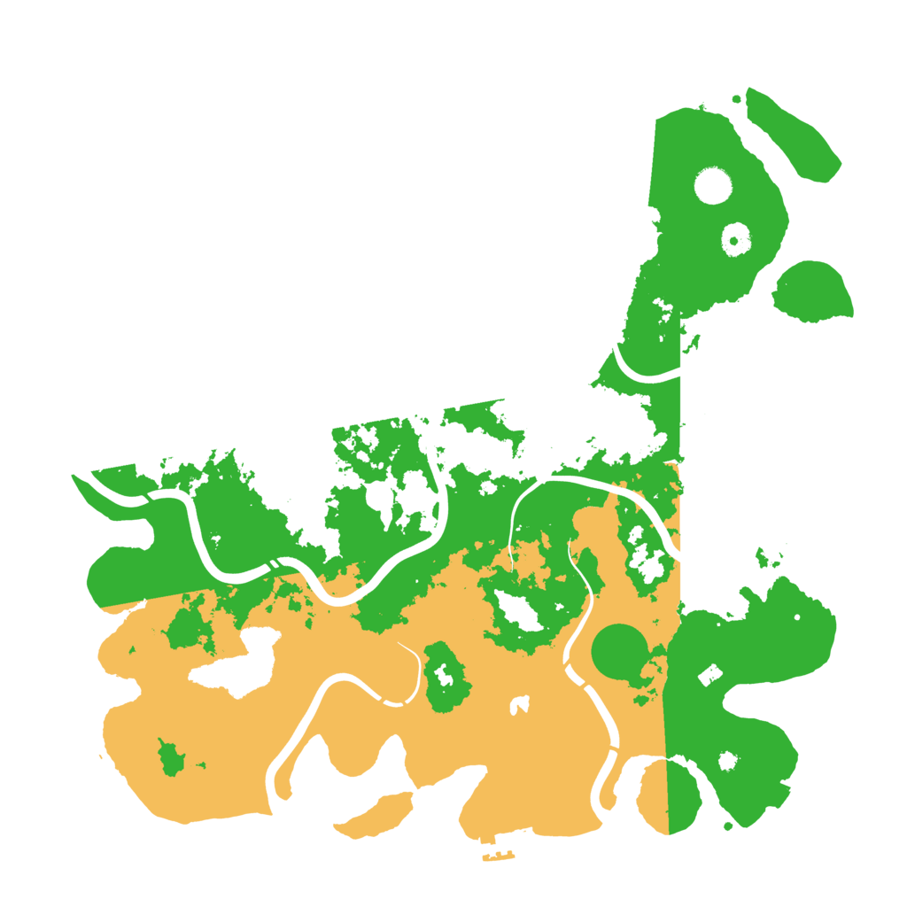 Biome Rust Map: Procedural Map, Size: 4300, Seed: 2073512345