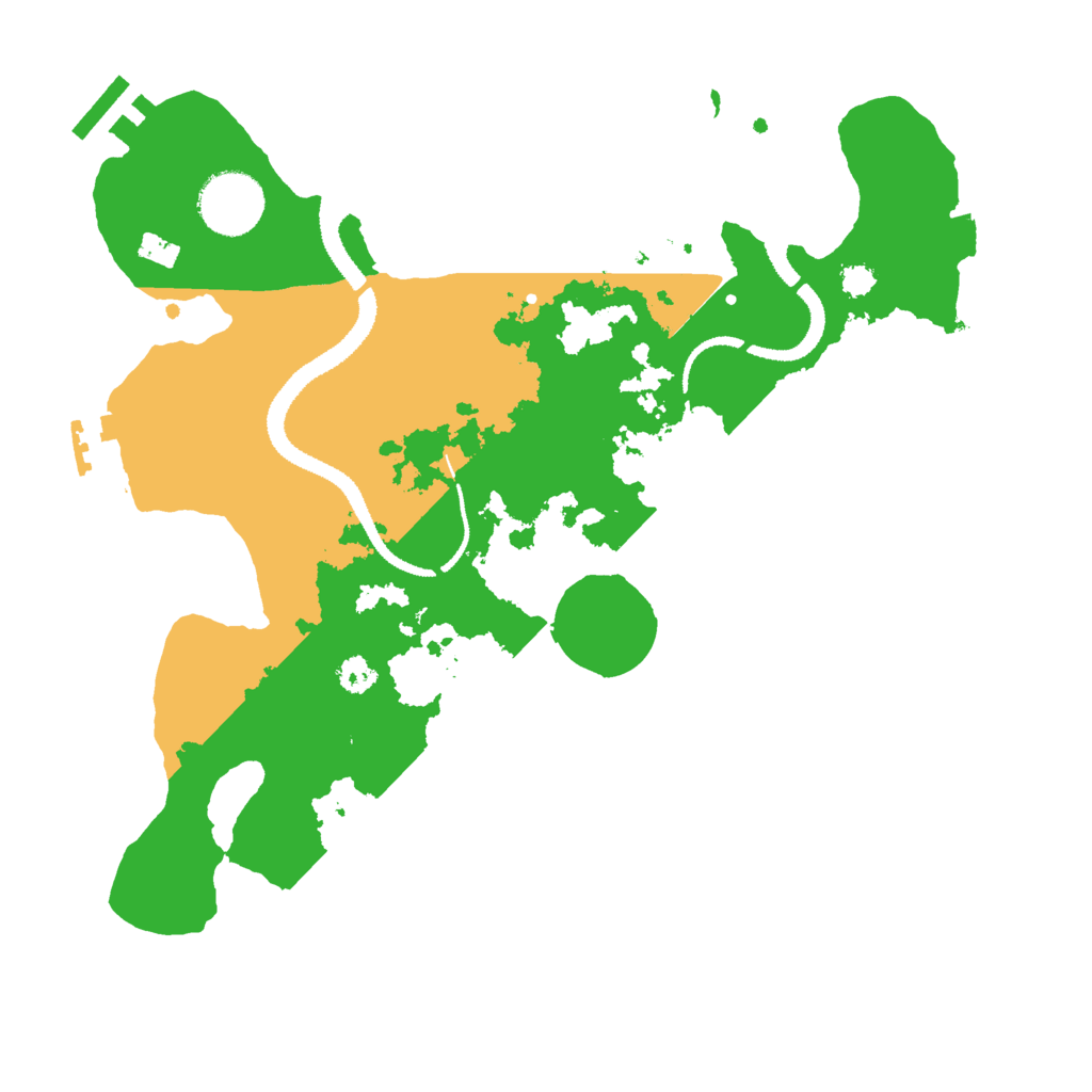 Biome Rust Map: Procedural Map, Size: 3000, Seed: 936275890
