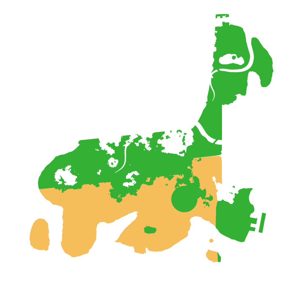 Biome Rust Map: Procedural Map, Size: 3000, Seed: 1374462548