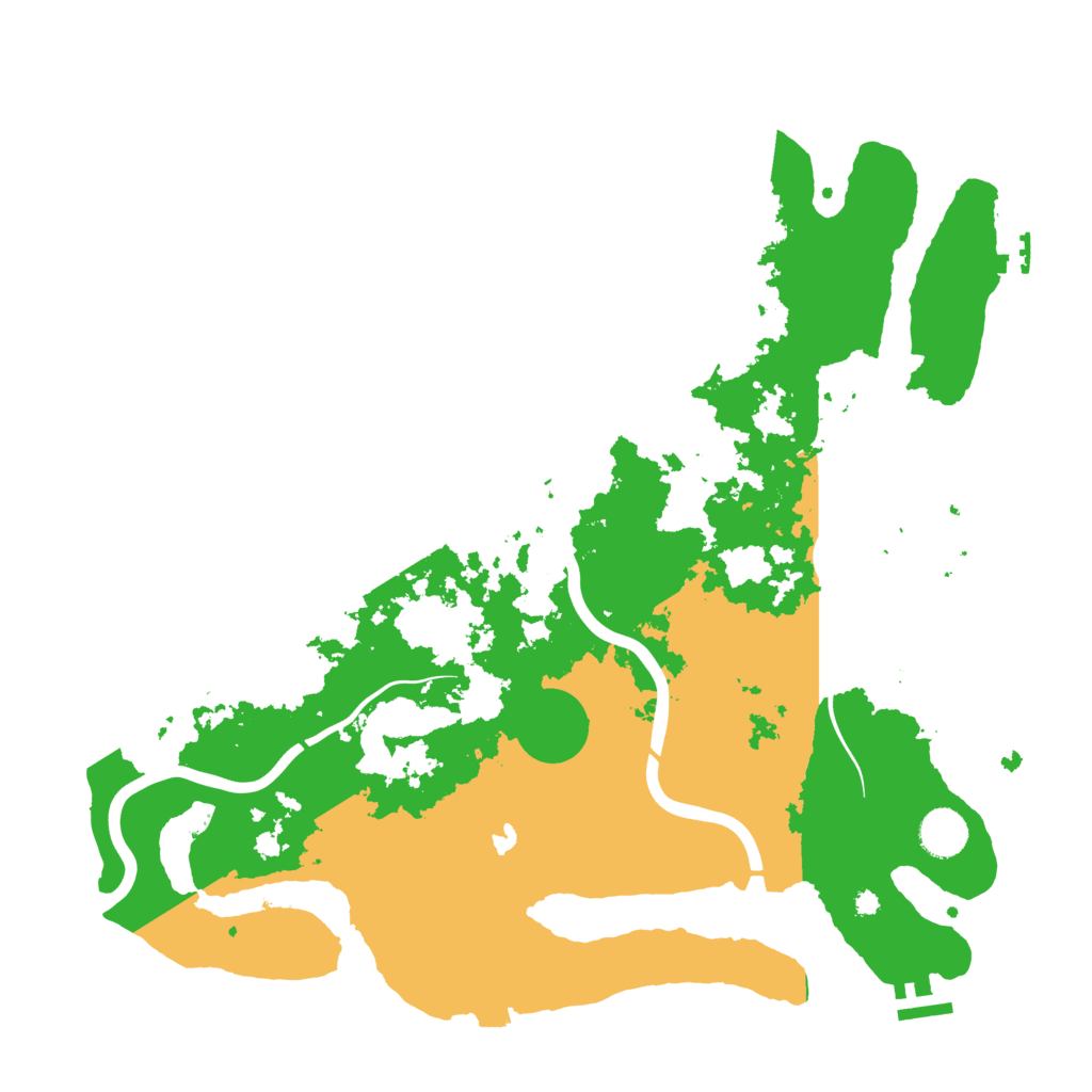Biome Rust Map: Procedural Map, Size: 4000, Seed: 1592395065