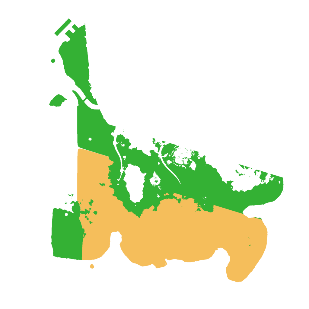Biome Rust Map: Procedural Map, Size: 3000, Seed: 767936146