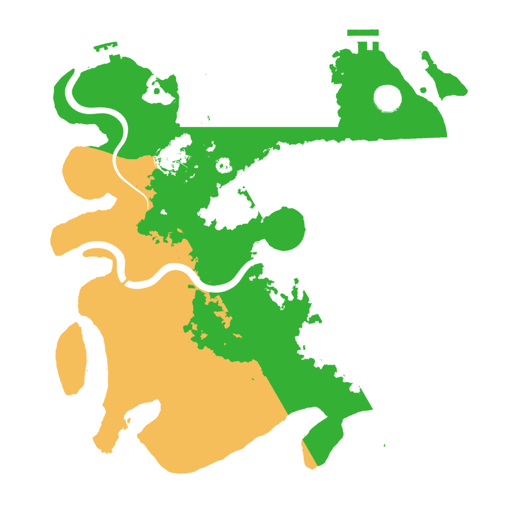 Biome Rust Map: Procedural Map, Size: 3250, Seed: 424242