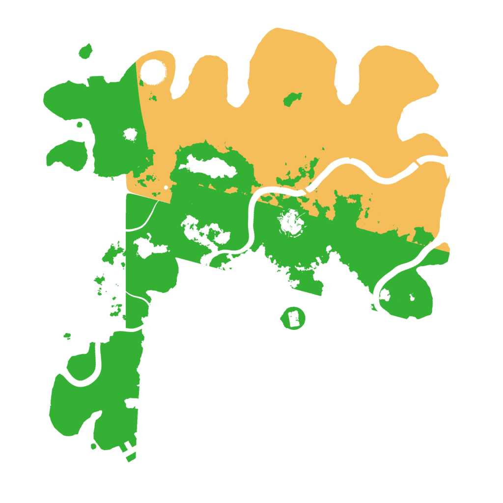 Biome Rust Map: Procedural Map, Size: 3500, Seed: 759027550
