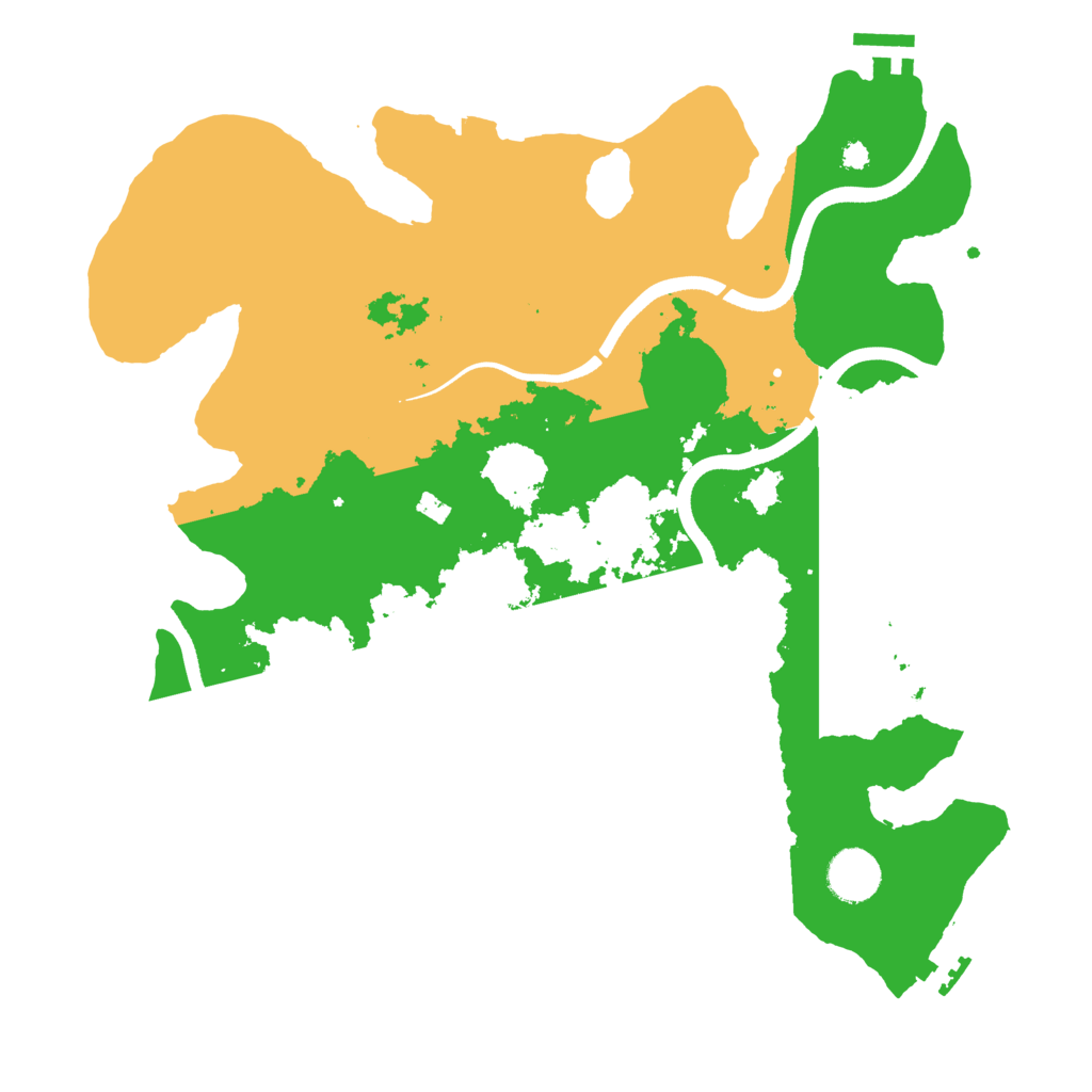 Biome Rust Map: Procedural Map, Size: 3600, Seed: 1397358756