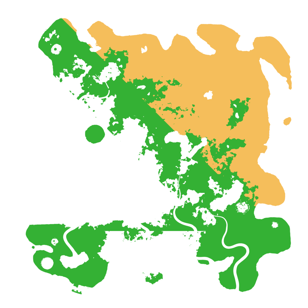 Biome Rust Map: Procedural Map, Size: 4500, Seed: 430306630