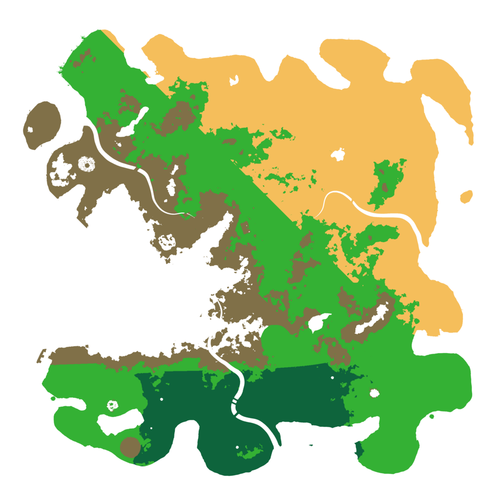 Biome Rust Map: Procedural Map, Size: 4500, Seed: 430306630