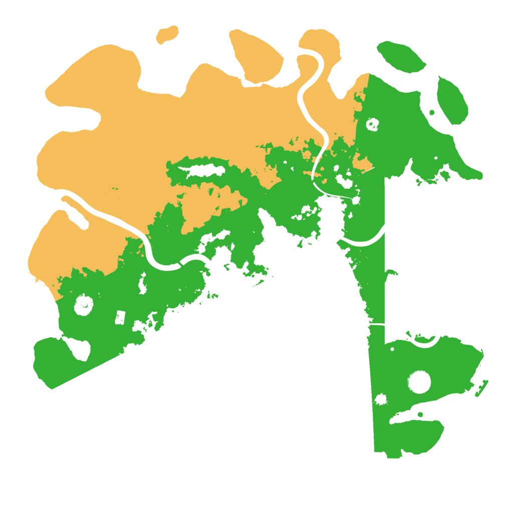 Biome Rust Map: Procedural Map, Size: 3950, Seed: 517076193