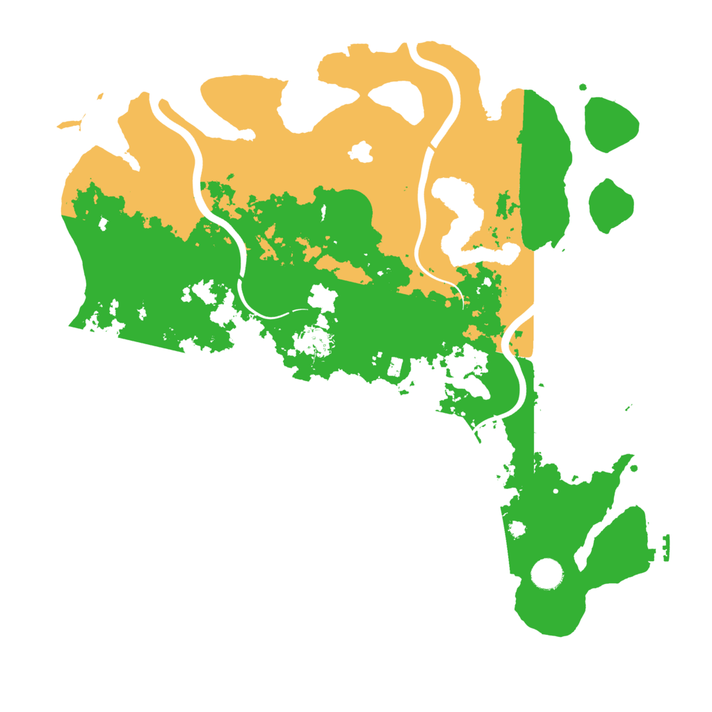 Biome Rust Map: Procedural Map, Size: 4000, Seed: 998212