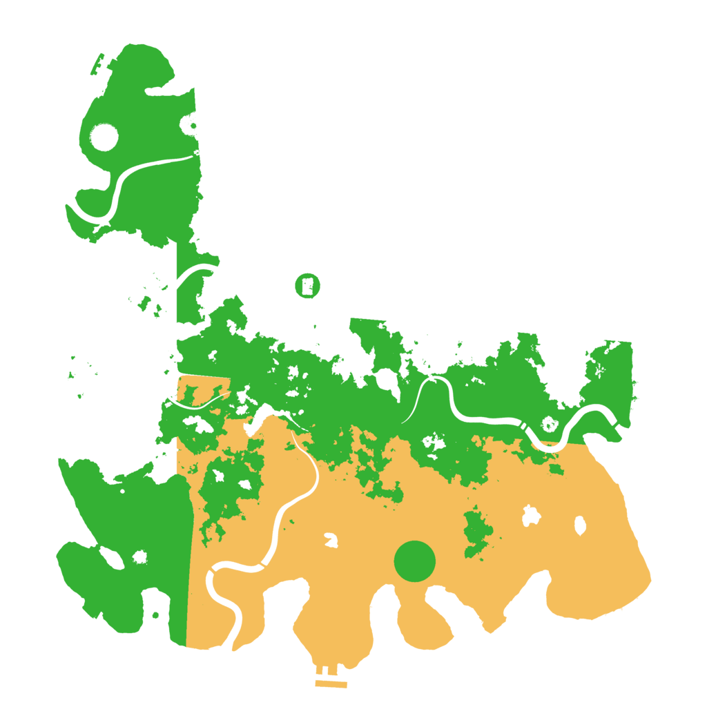 Biome Rust Map: Procedural Map, Size: 4500, Seed: 96106432