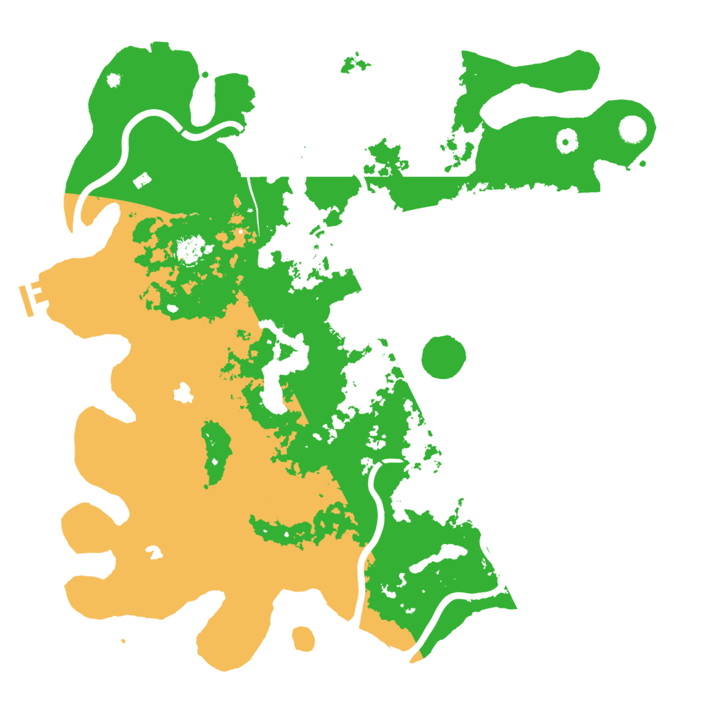 Biome Rust Map: Procedural Map, Size: 4500, Seed: 583626