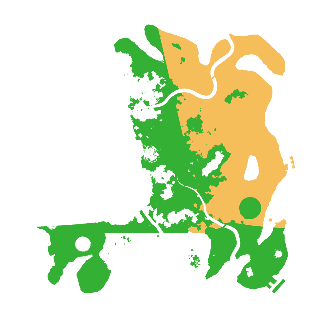 Biome Rust Map: Procedural Map, Size: 3750, Seed: 1231469944